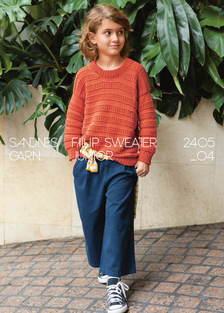 Fillip Sweater Junior 2405_04 Sandnes Garn