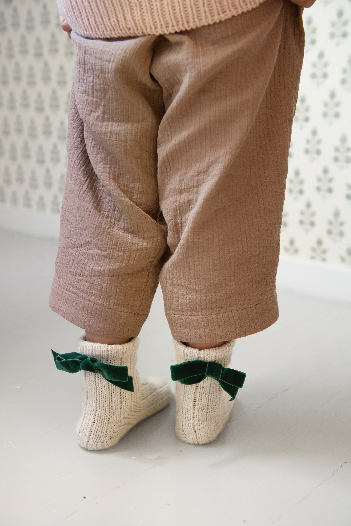 Bow Socks Junior Sandnes 2501