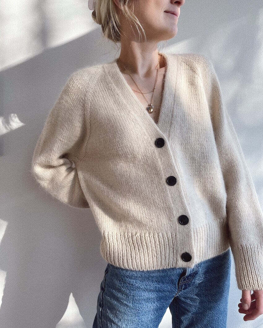 Champagne Cardigan von PetiteKnit