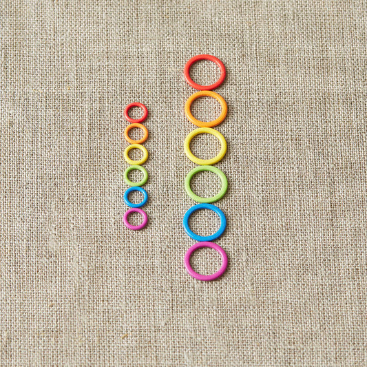 Colored Ring stitch markers- cocoknit