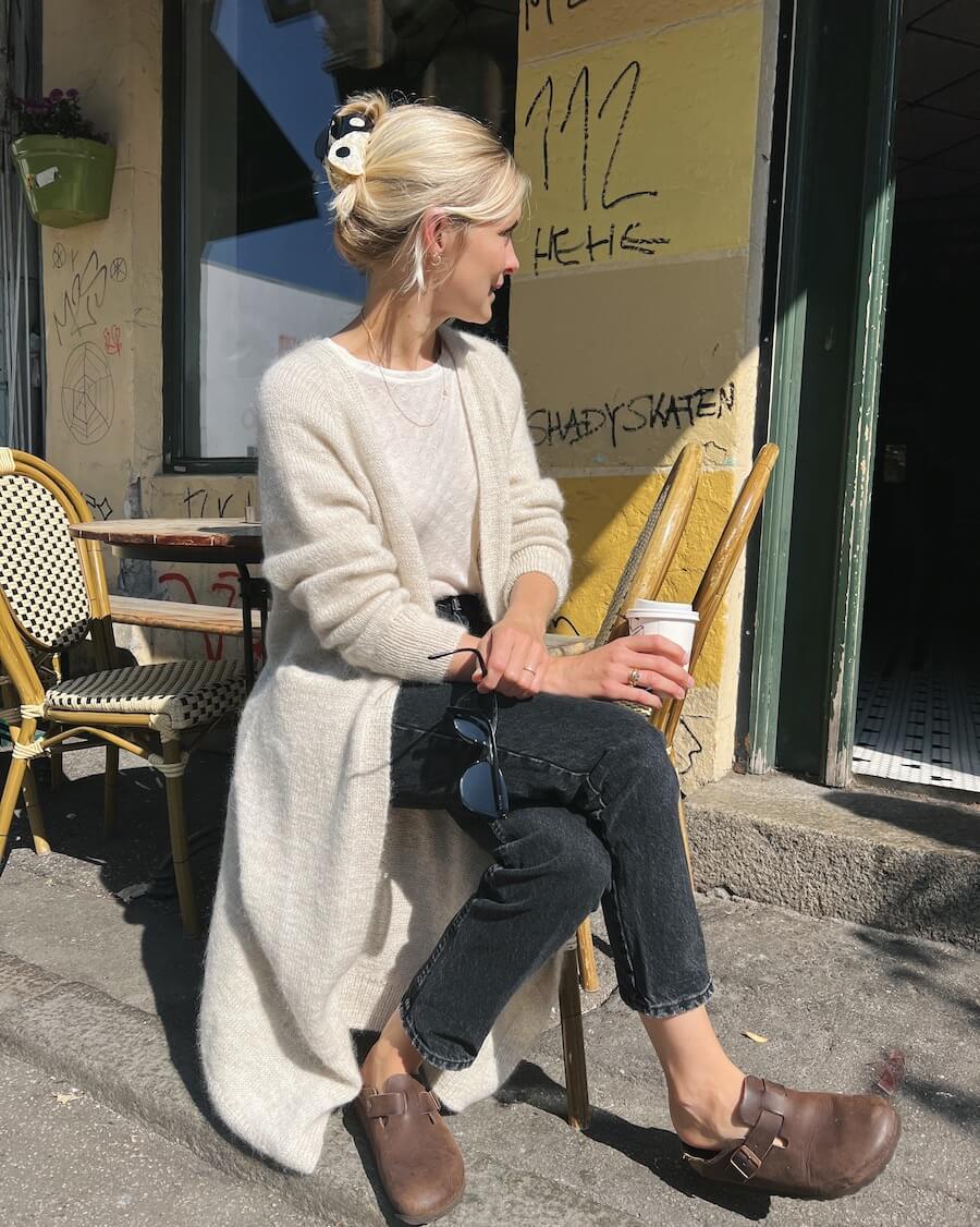 Kein Schnickschnack Strickjacke