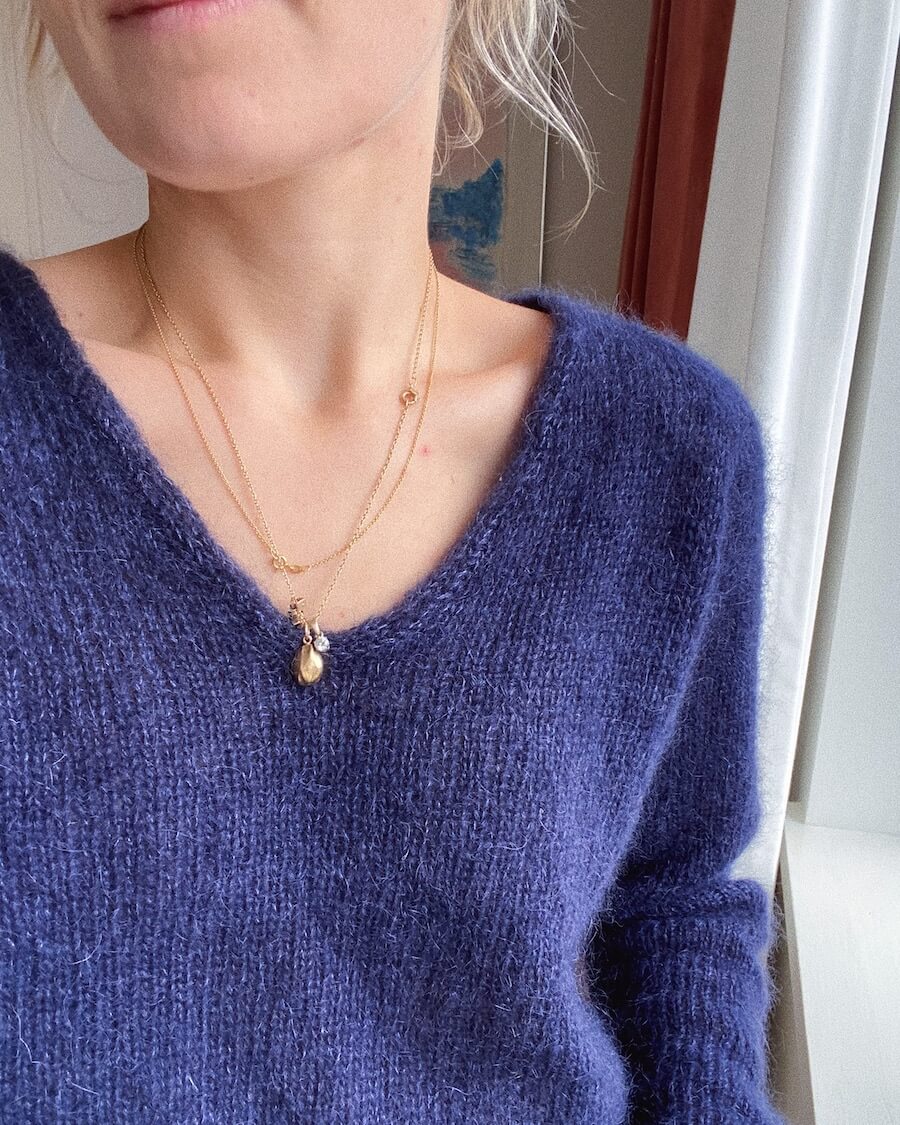 Anleitung Kumulus Bluse Mohair , Petite Knit