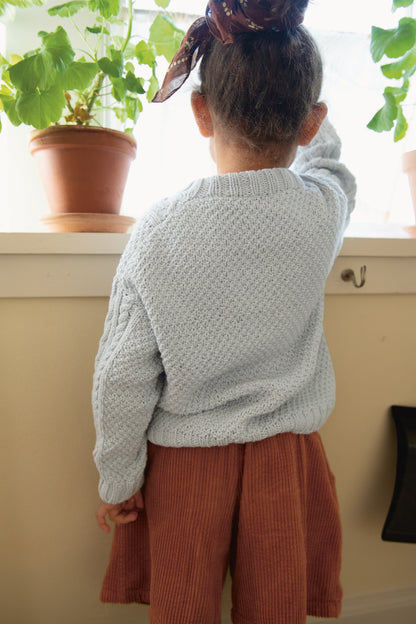 Caspian Sweater Junior 2501_01 Sandnes Garn