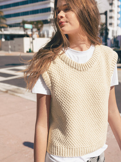 Rose Top by Sandnes Garn