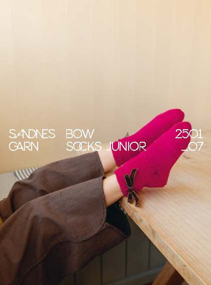 Bow Socks Junior Sandnes 2501