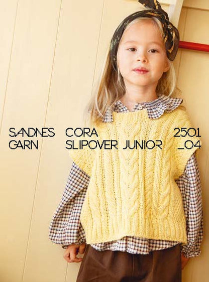 Cora Slipover Junior 2501_04 Sandnesgarn