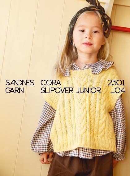 Cora Slipover Junior 2501_04 Sandnesgarn