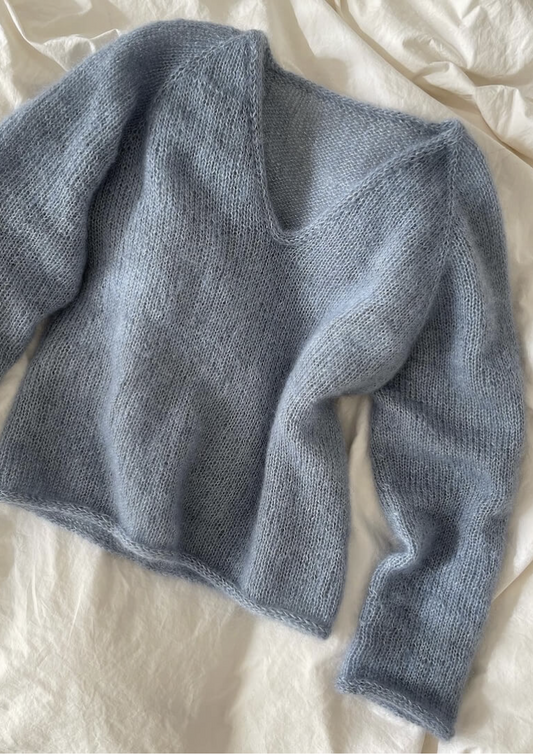 Anleitung Kumulus Bluse Mohair , Petite Knit