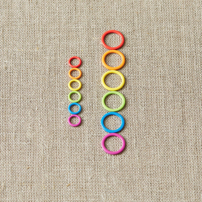 Colored Ring stitch markers- cocoknit