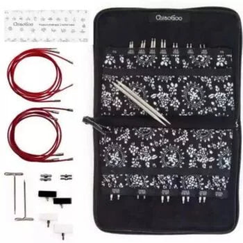 Chiaogoo Nadelset Twist red label Edelstahl , Small