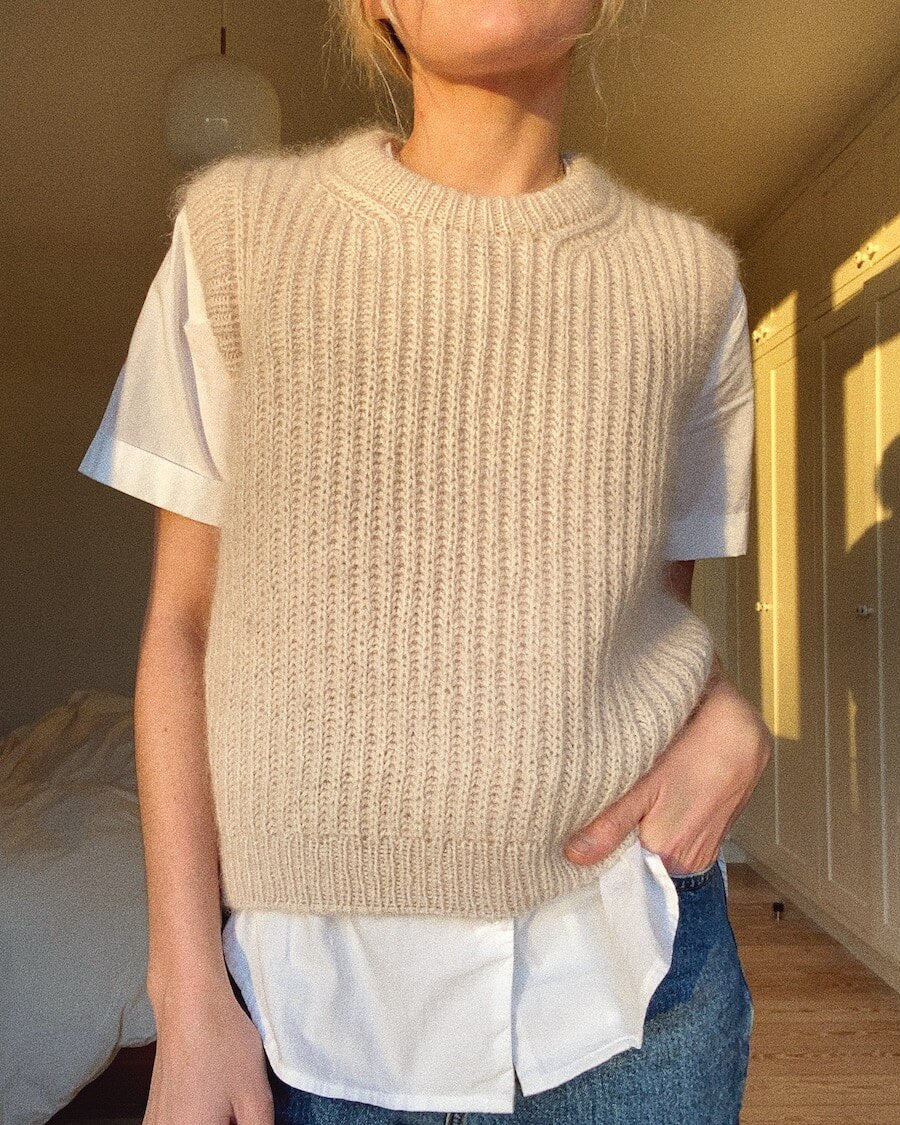 Anleitung petite knit september pullunder