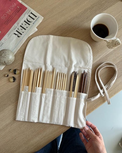 Knitters Needle Case für Nadelspiel, Petite knit
