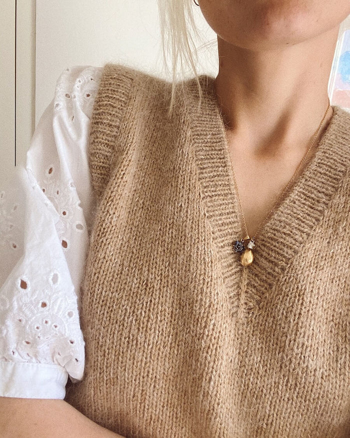 Anleitung Stockholm Pullunder V-Ausschnitt von Petite Knit